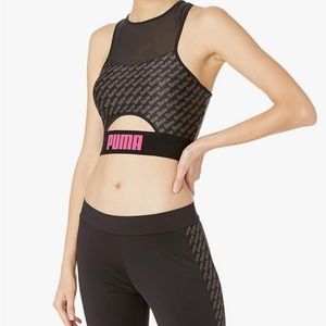 Puma x Barbie Women’s Scoop Neck Cropped Athletic Tank & Legging Set
